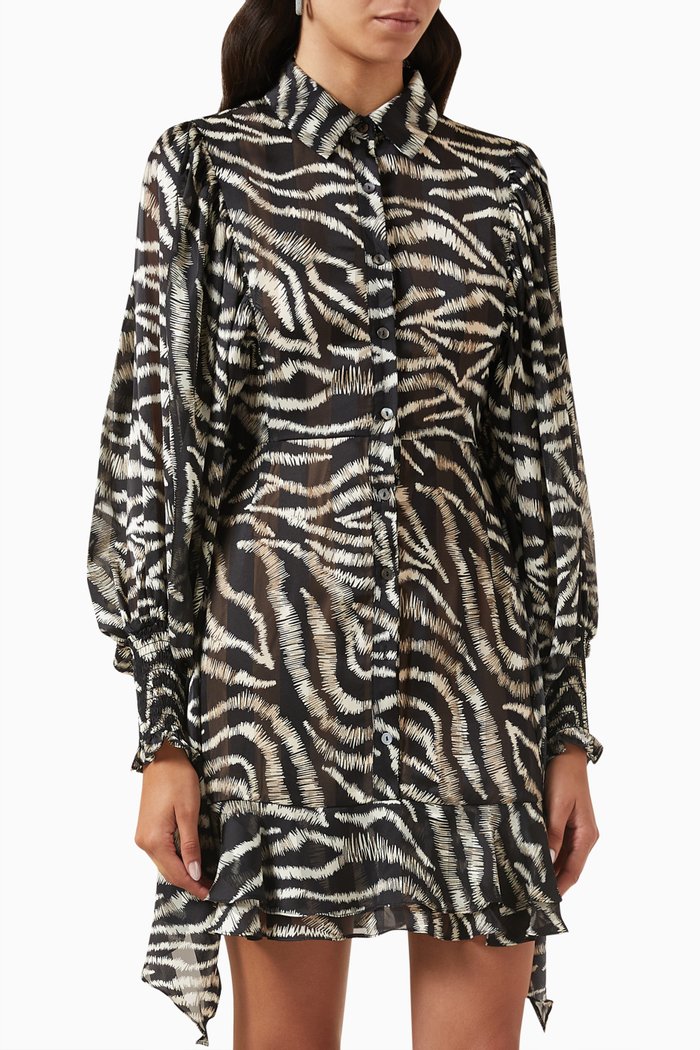 

Pylos Tie-up Dress, Black