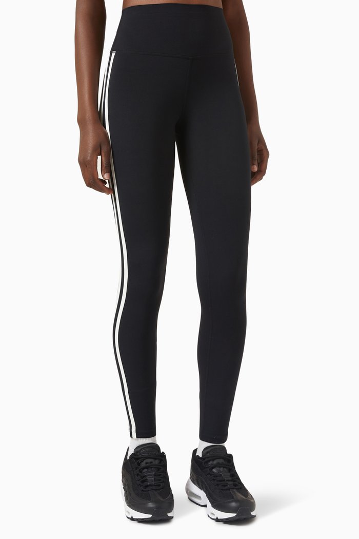 

Ella Airweight 7/8 Leggings in Stretch Nylon, Black