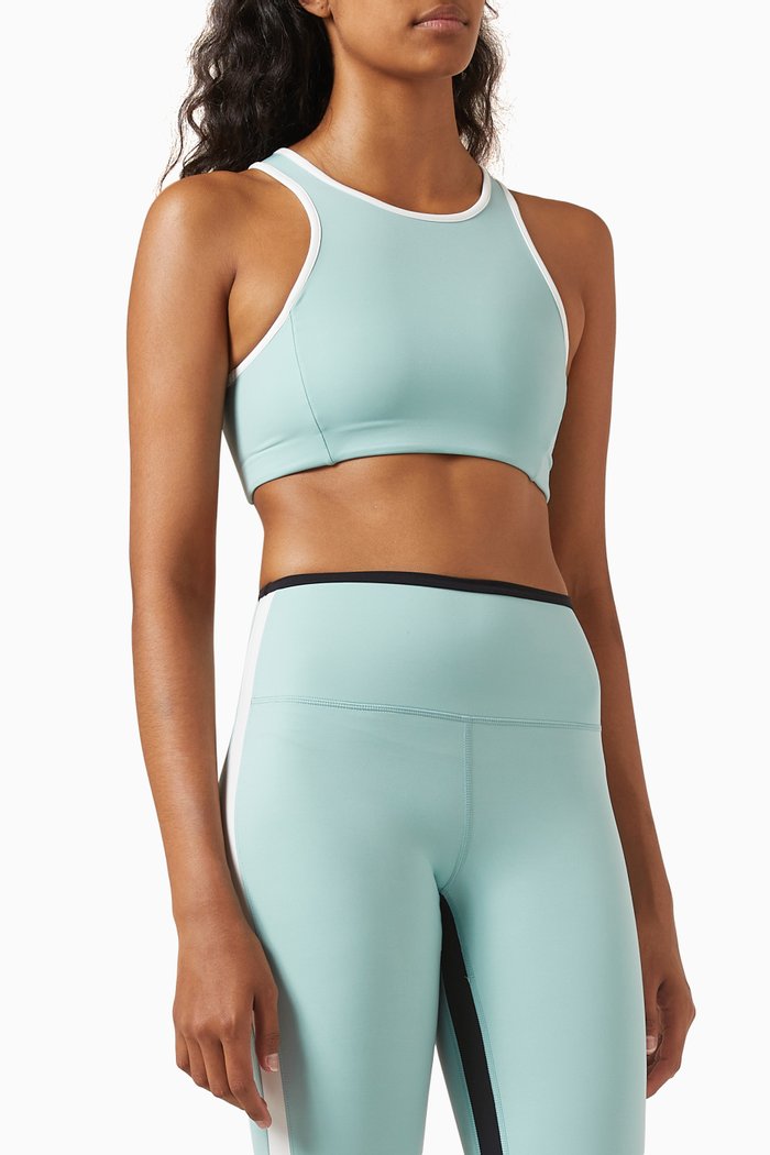 

Blake Rigor Bra in Stretch Nylon, Blue