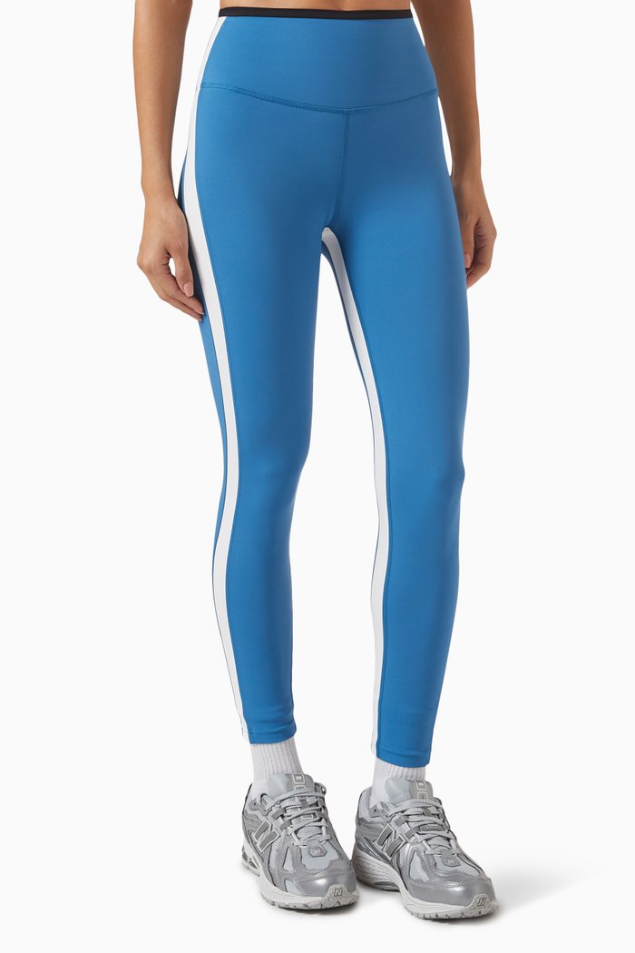 

Sam High-waist 7/8 Leggings in Stretch Nylon, Blue