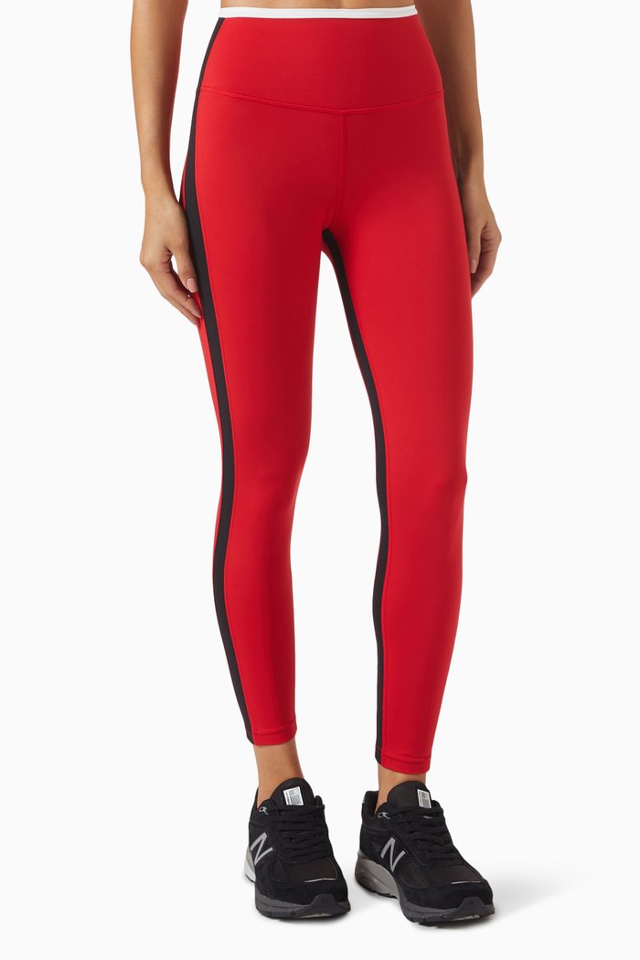 

Sam High-waist 7/8 Leggings in Stretch Nylon, Red