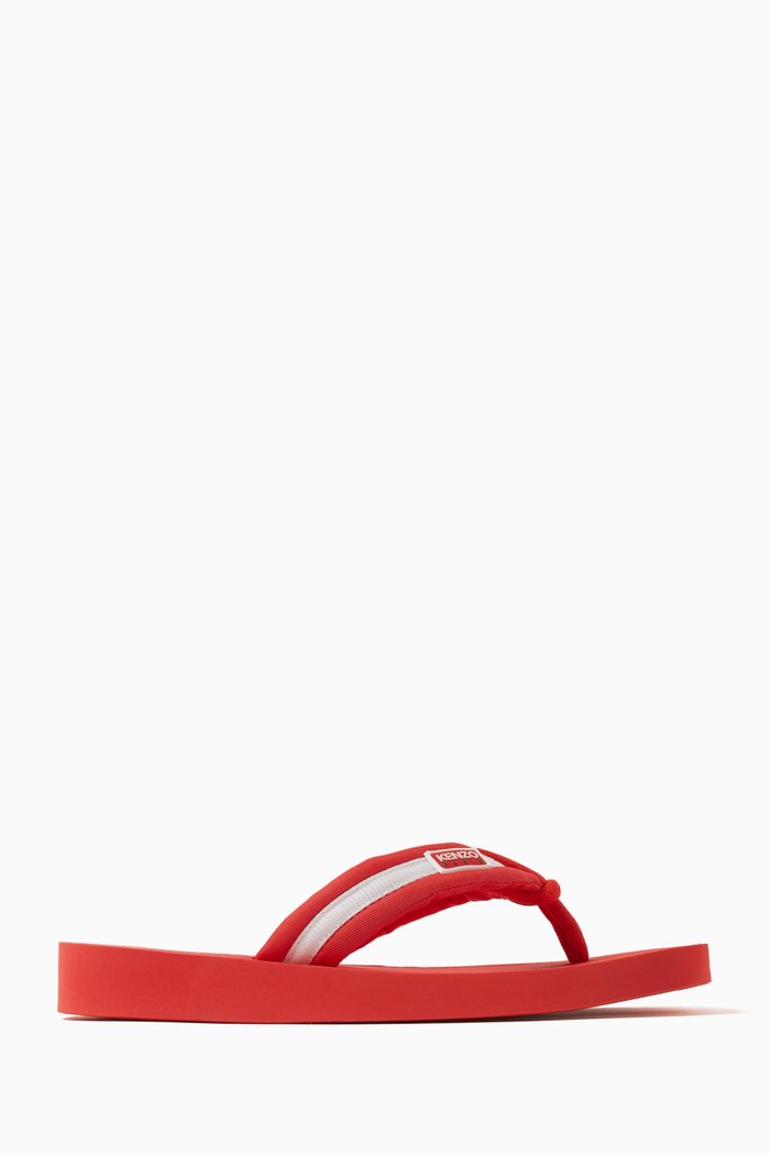 

Setta Flip Flops in Rubber, Red