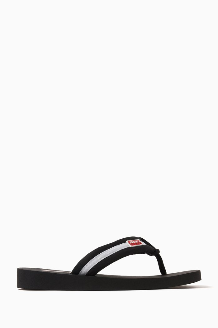 

Setta Flip Flops in Nylon & Rubber, Black