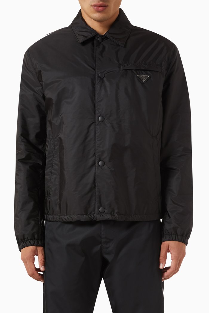 

Blouson in Padded Re-Nylon, Black
