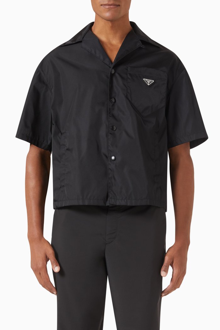 

Shirt in Re-Nylon, Black
