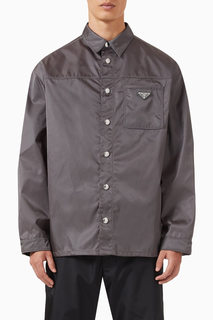 

Overshirt in Re-Nylon, Grey