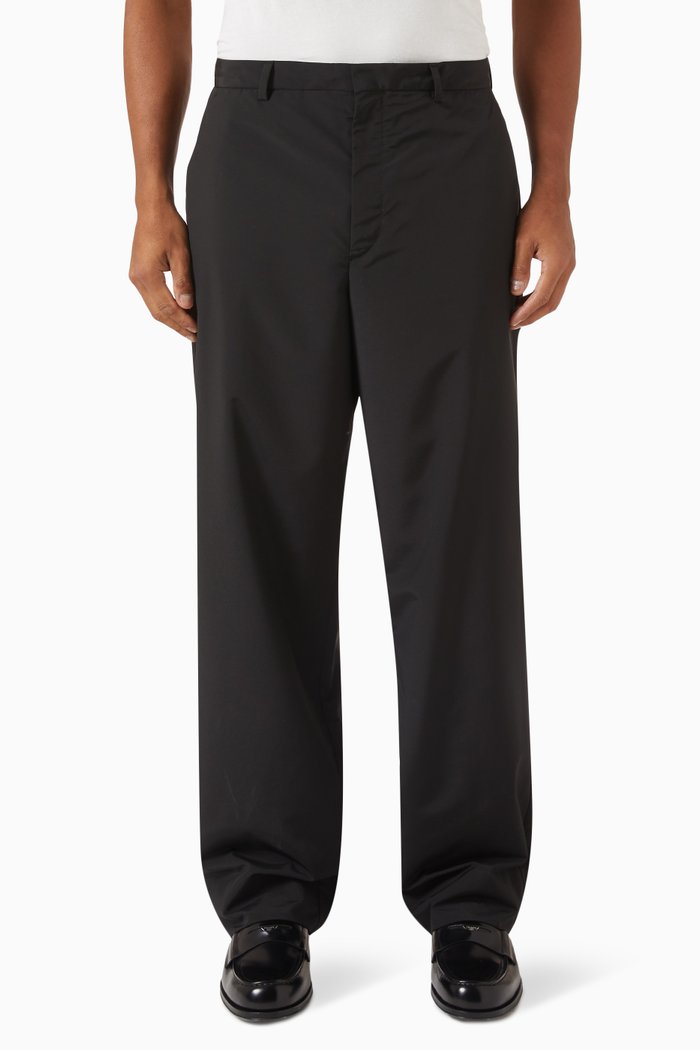 Lana Travel Wide-leg Pants, Black