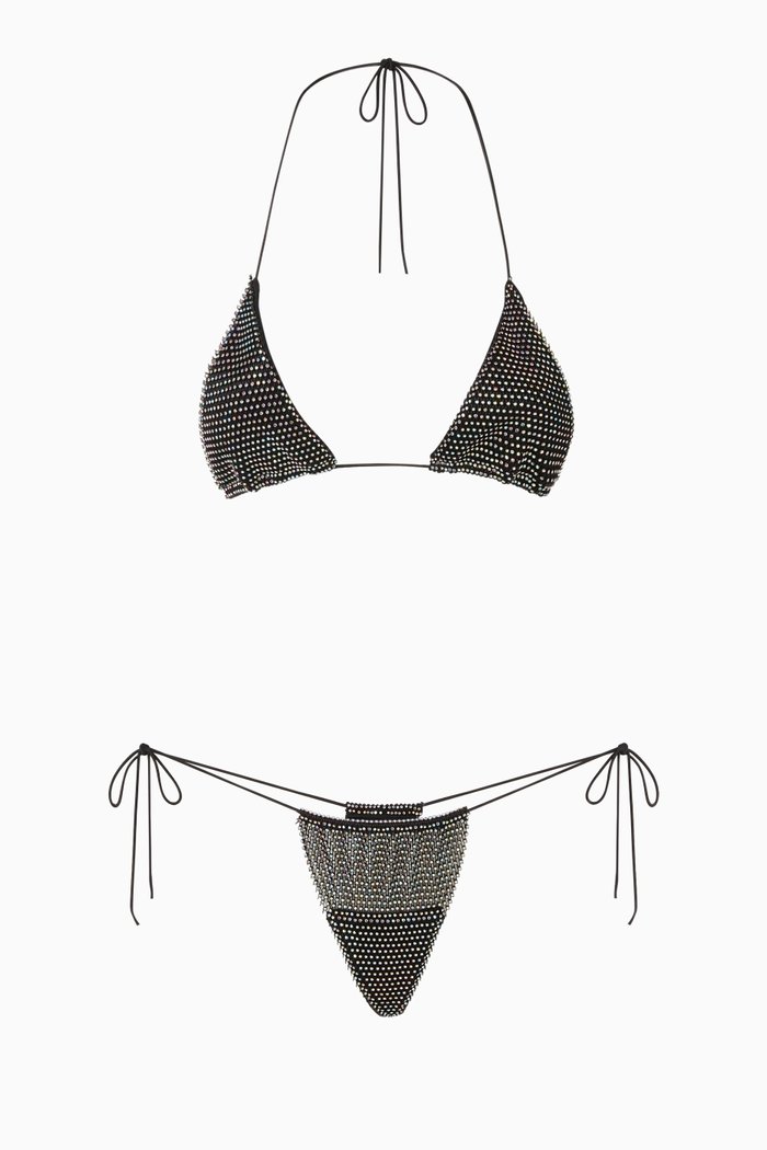 

Orchid Bikini Set, Black