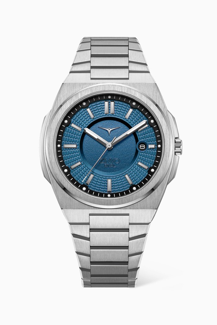 

Rival Marine Quartz Watch, 42mm, Silver