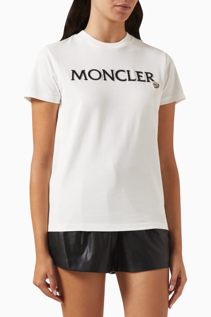 

Logo T-shirt in Cotton Jersey, White