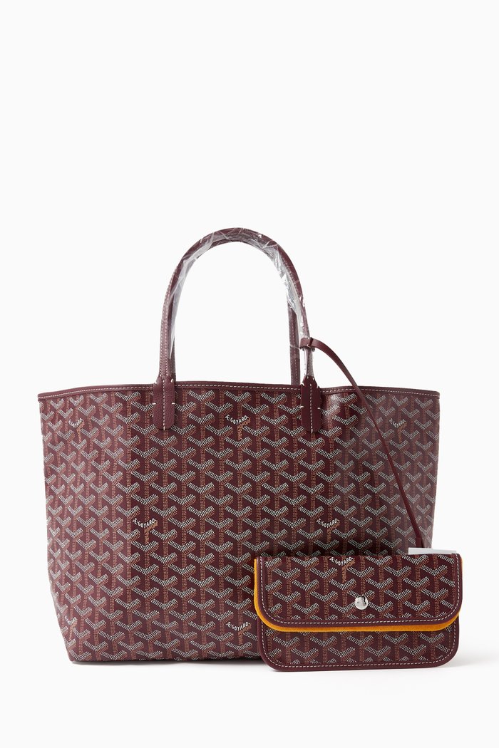 

Unused St. Louis PM Tote in Goyardine Canvas, Red
