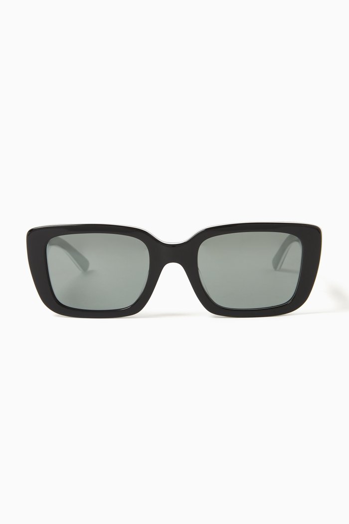 

Miller Rectangular Sunglasses in Acetate, Multicolour