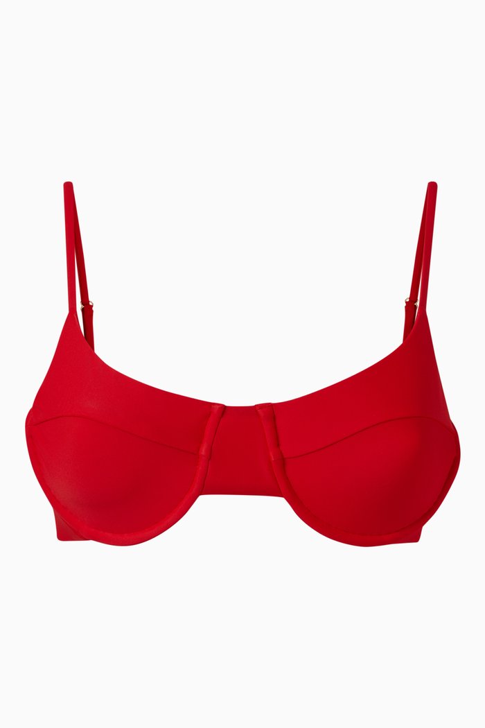 

Alina Bikini Top, Red