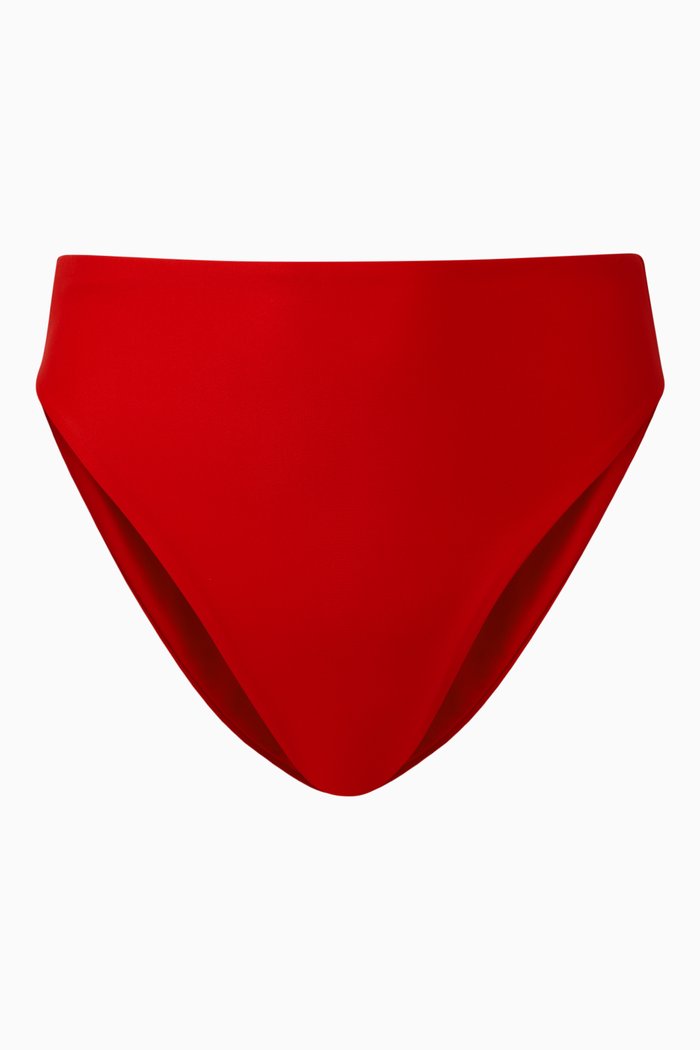 

Incline High-waist Bikini Briefs, Red