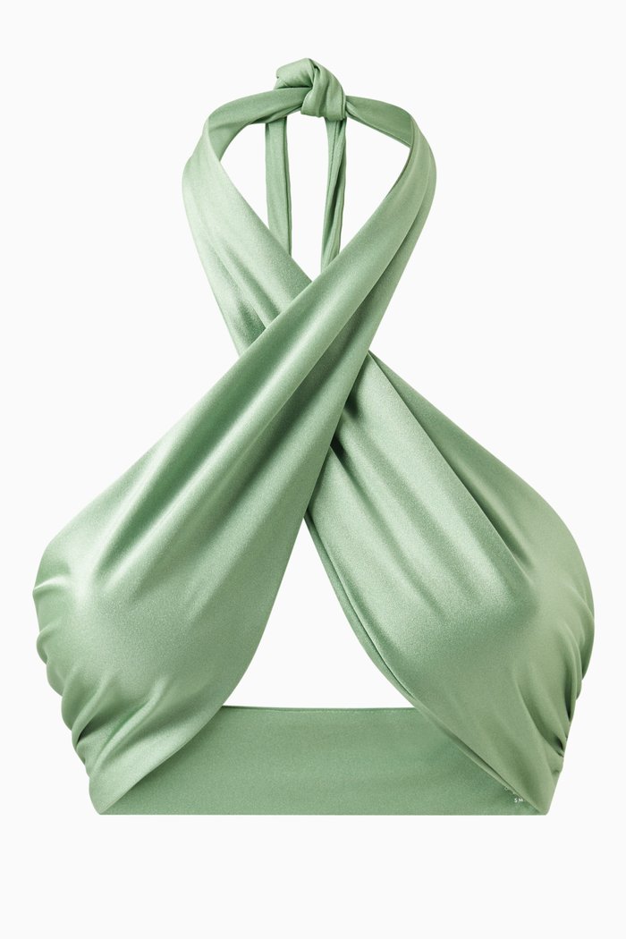 

Helix Bikini Top, Green