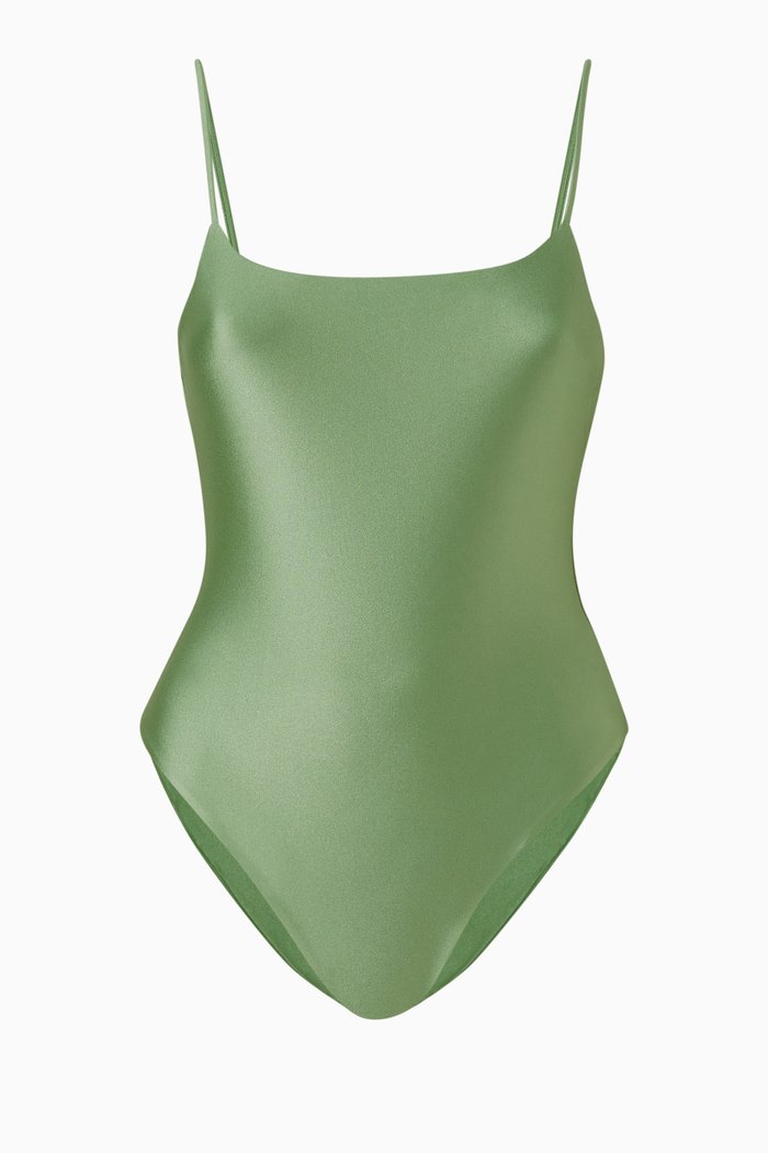 

Trophy One-Piece Swimsuit, Green