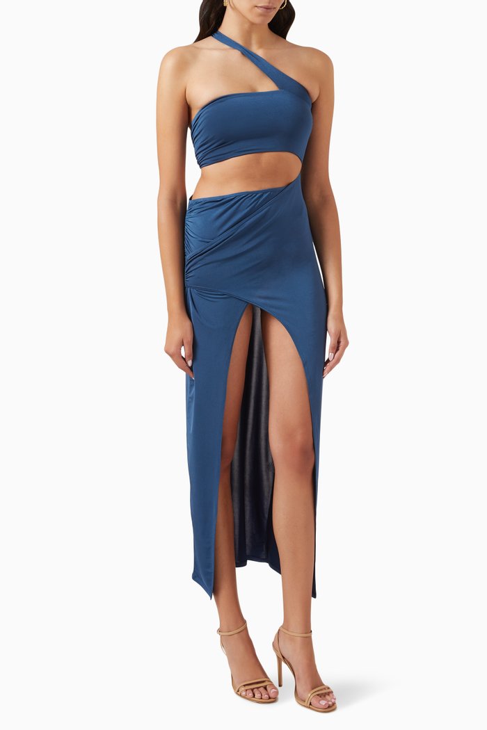 

Gava Cut-out Midi Dress, Blue