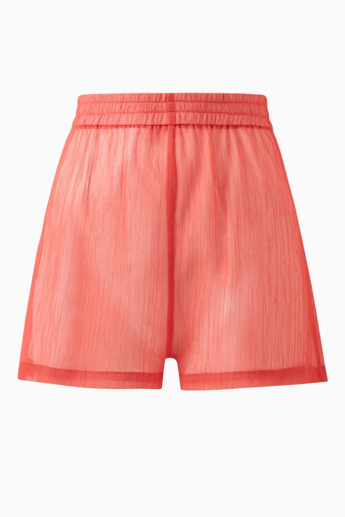

Mika Sheer Shorts, Red