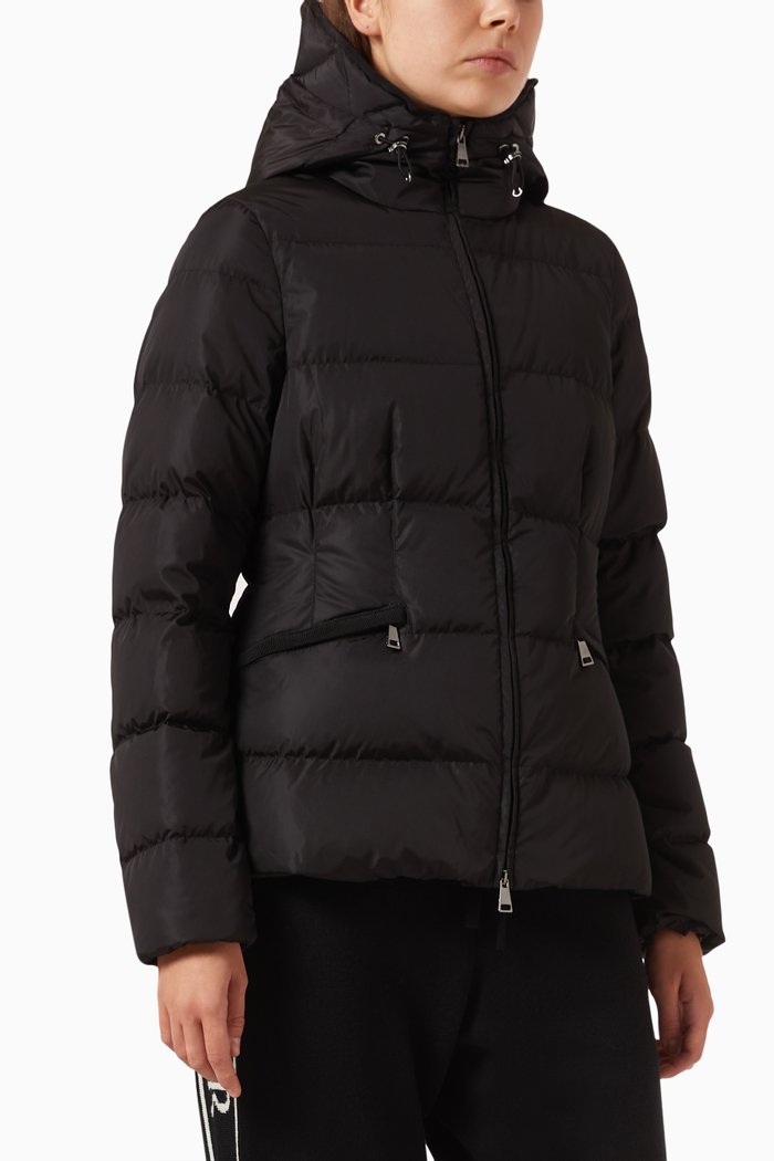 

Avoce Short Down Jacket in Nylon, Black