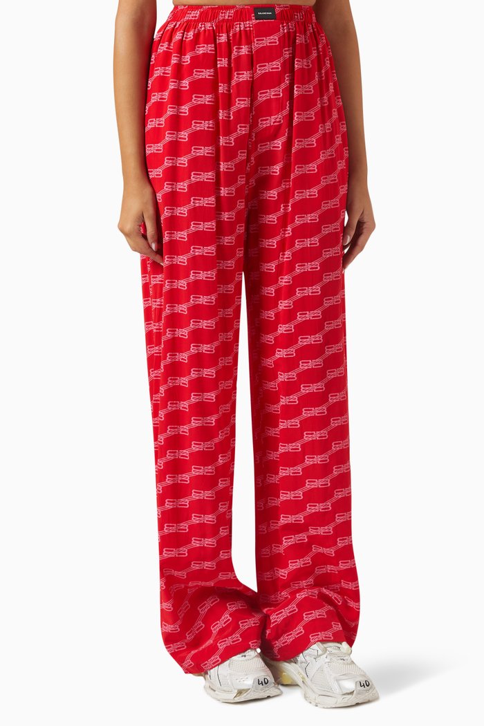 

Pyjama Pants in BB Monogram, Red