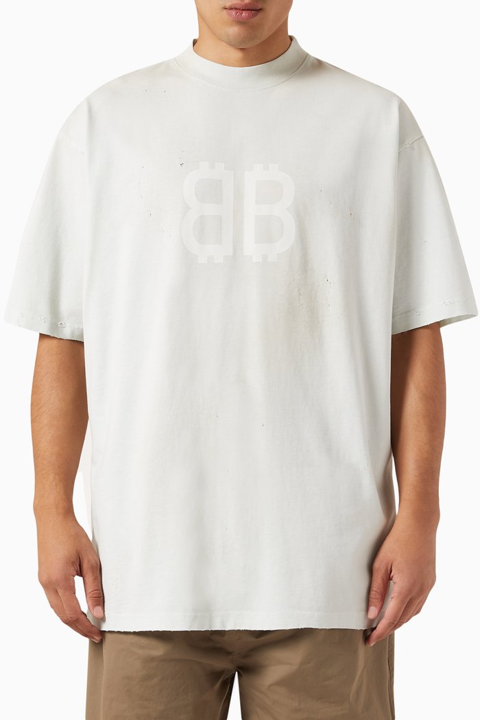 

Crypto T-shirt in Vintage Jersey, White