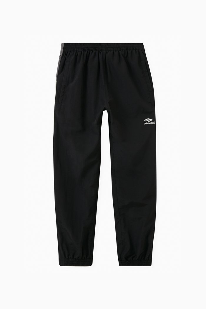 

3B Sports Icon Tracksuit Pants in Nylon, Black