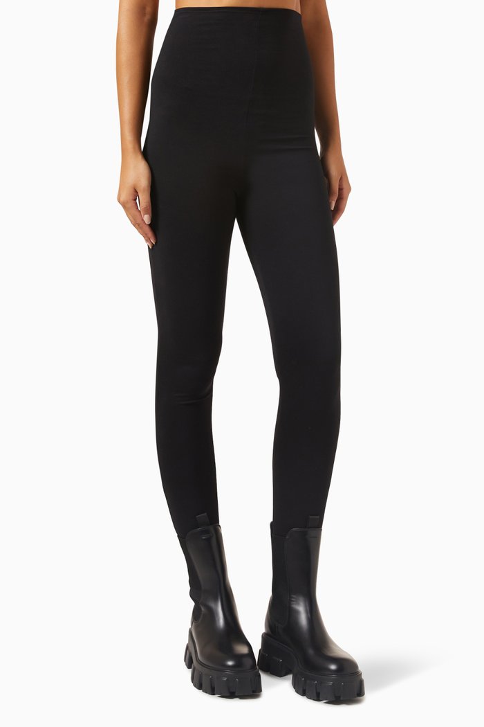

Triangle Logo Leggings in Recycled Stretch-jersey, Black
