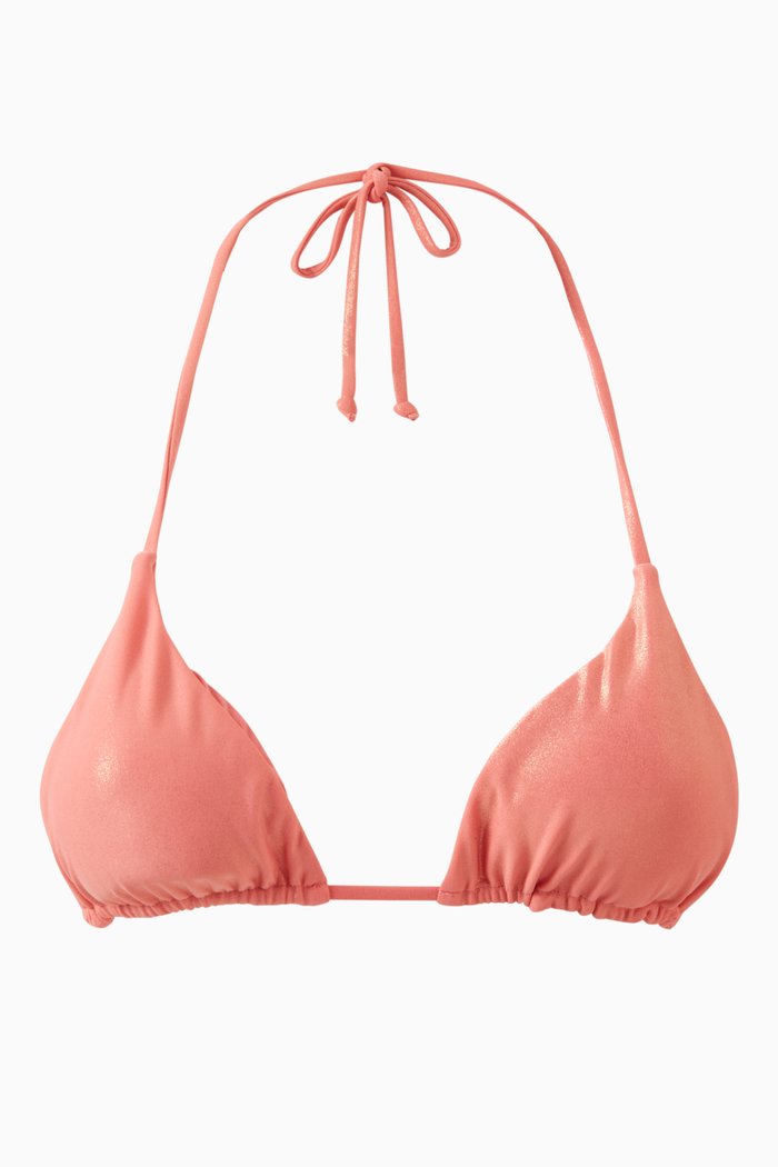 

The Luxe Tri Bikini Top, Multicolour