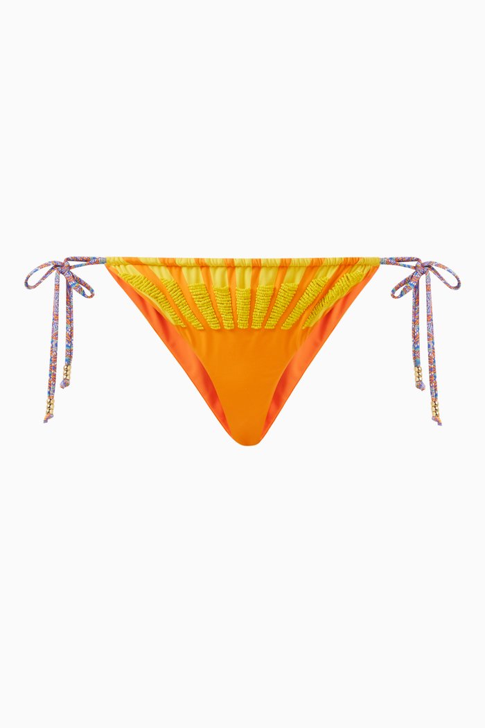 

The Tie Up Bead Star Bikini Bottoms, Multicolour