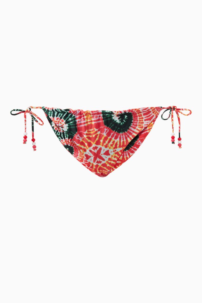 

The Gathered Tie-up Bottom, Multicolour