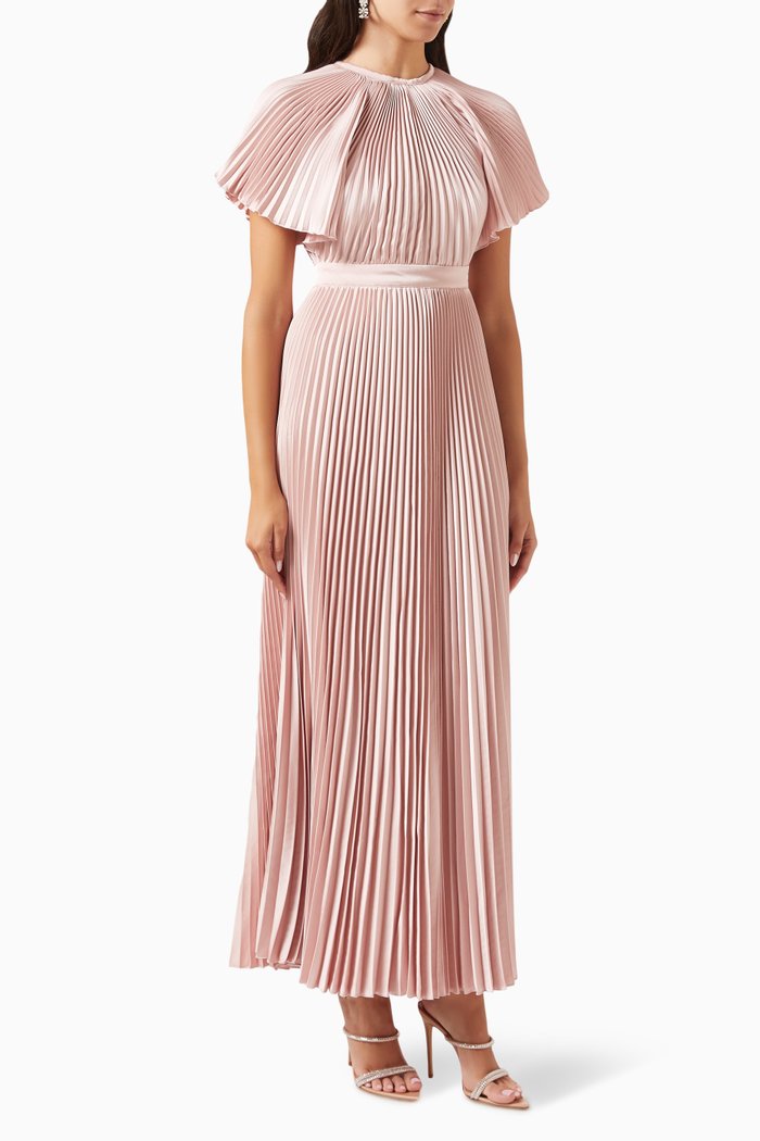 

Orchestra Gown in Plissé, Pink