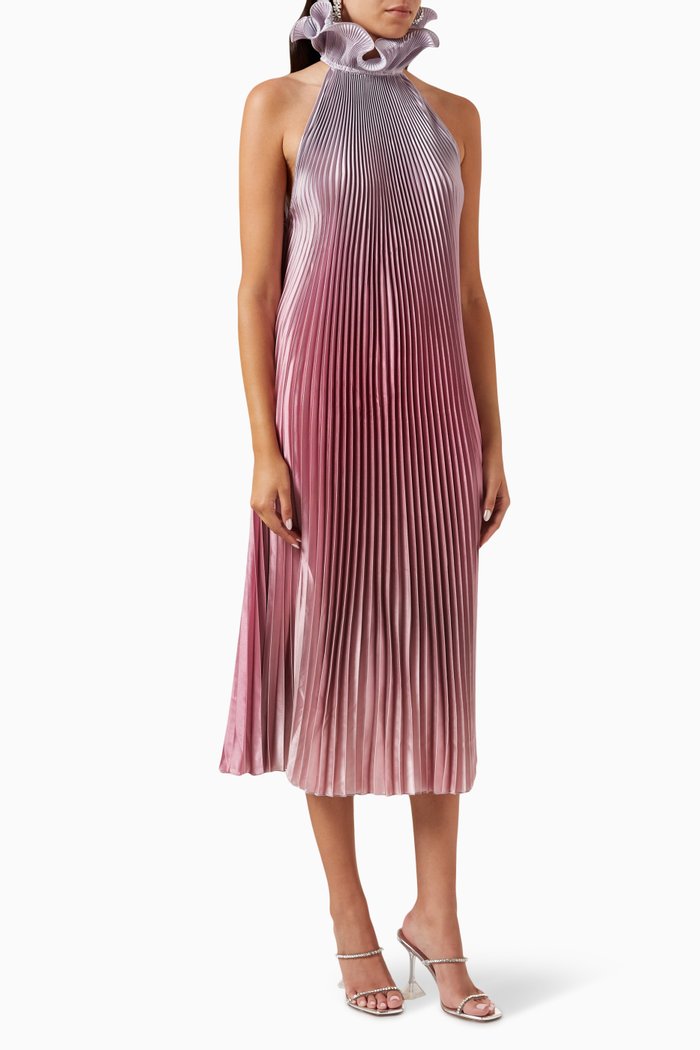 

Exquise Gown in Plissé, Purple