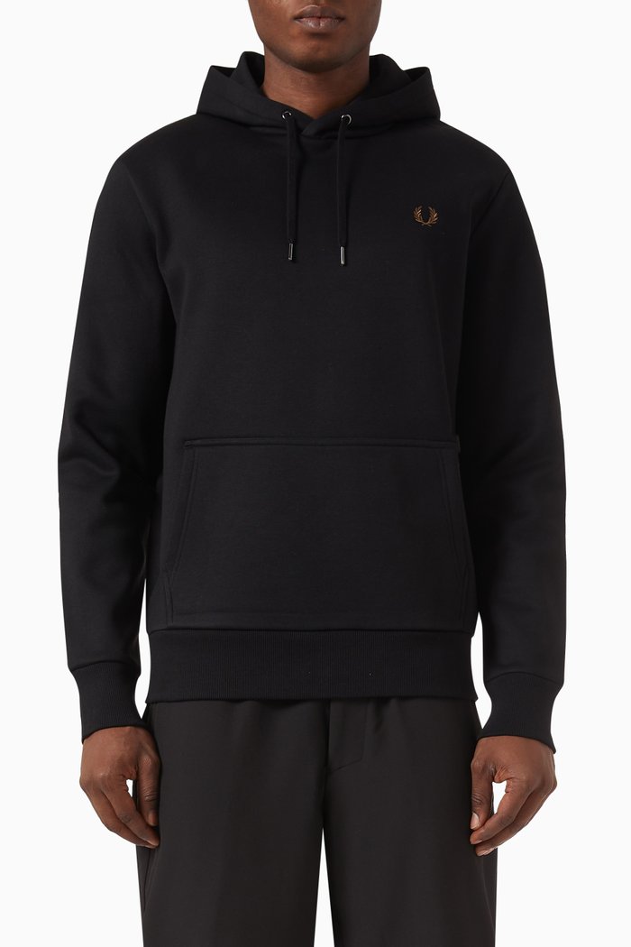 

Logo Hoodie in Fleece, Black
