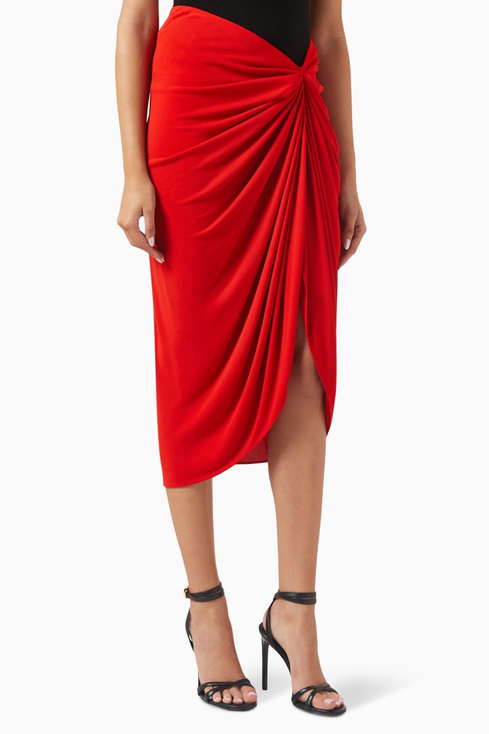 

Sarong Skirt in Jersey, Pink