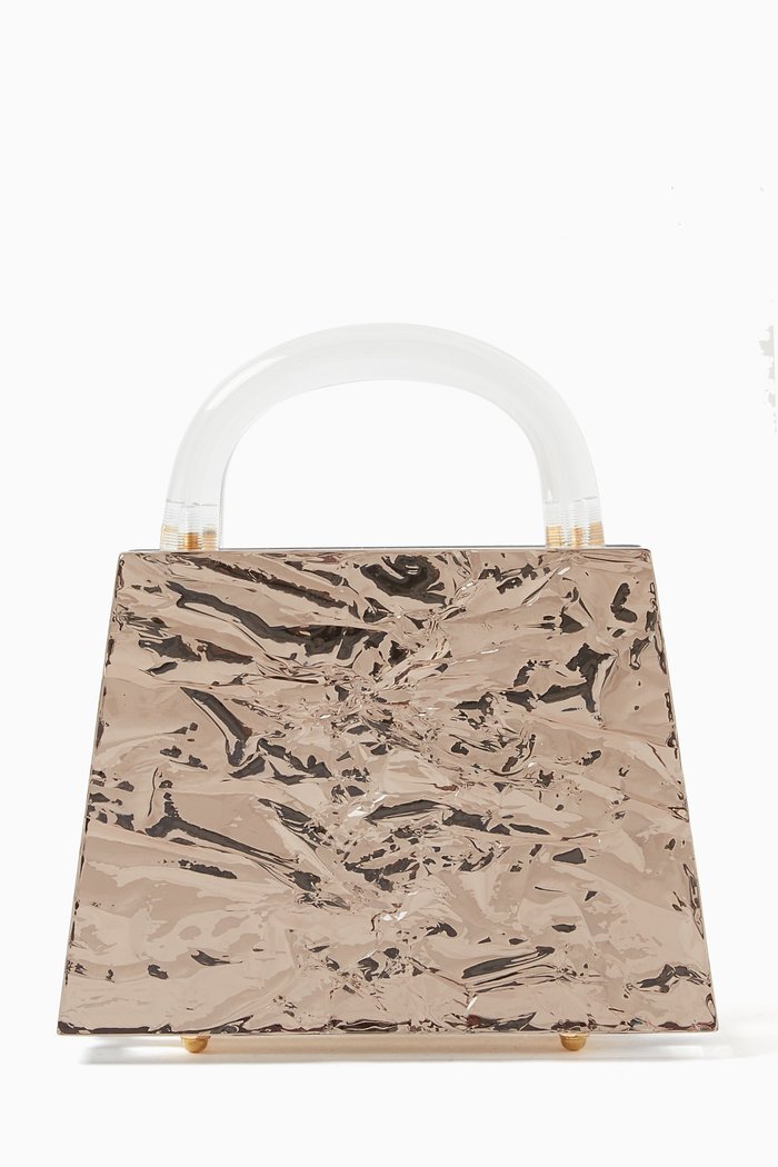 

Eva Crushed Ice Bag, Metallic