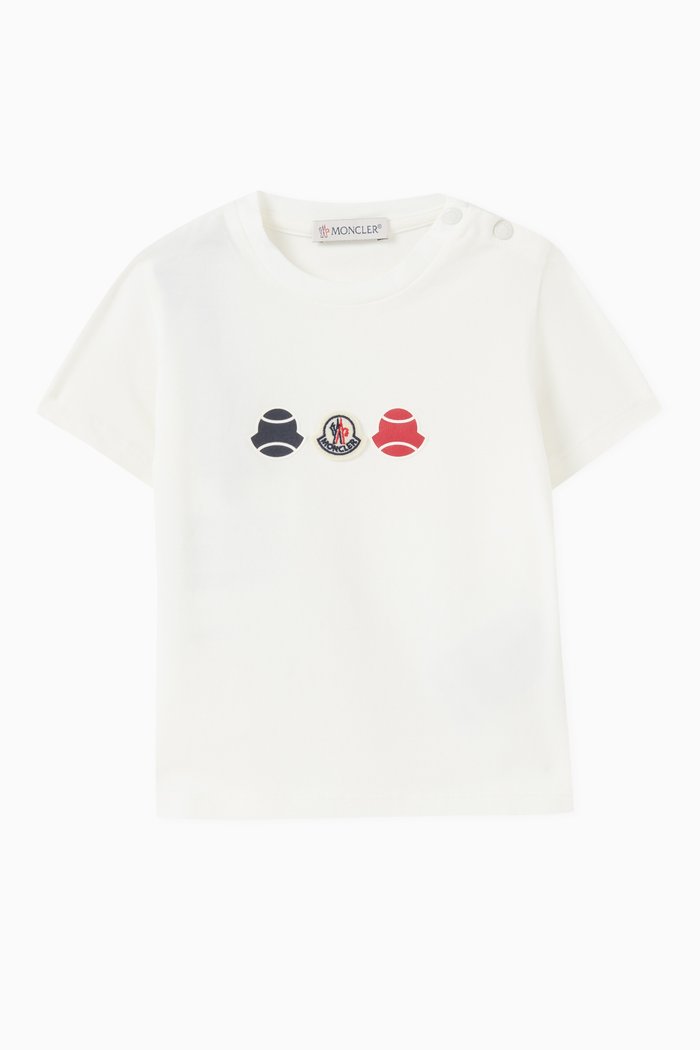 Logo T-shirt in Cotton, White