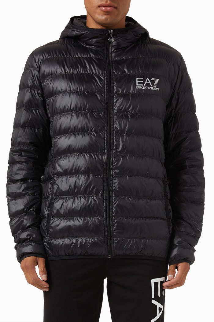 

Puffer Jacket in Nylon, Black