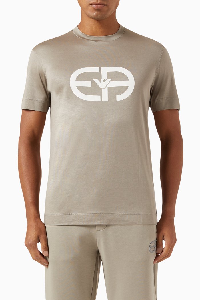 

Logo T-shirt in Cotton Jersey, Neutral