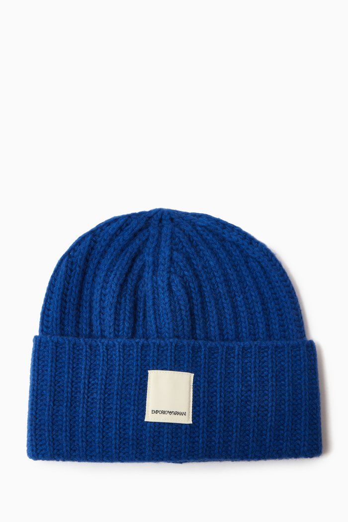 

EA Logo Beanie Hat, Blue