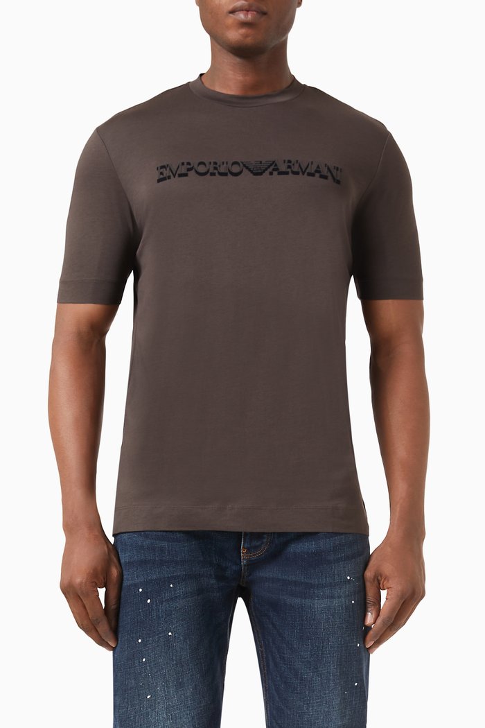 

EA Logo T-shirt in Jersey, Green