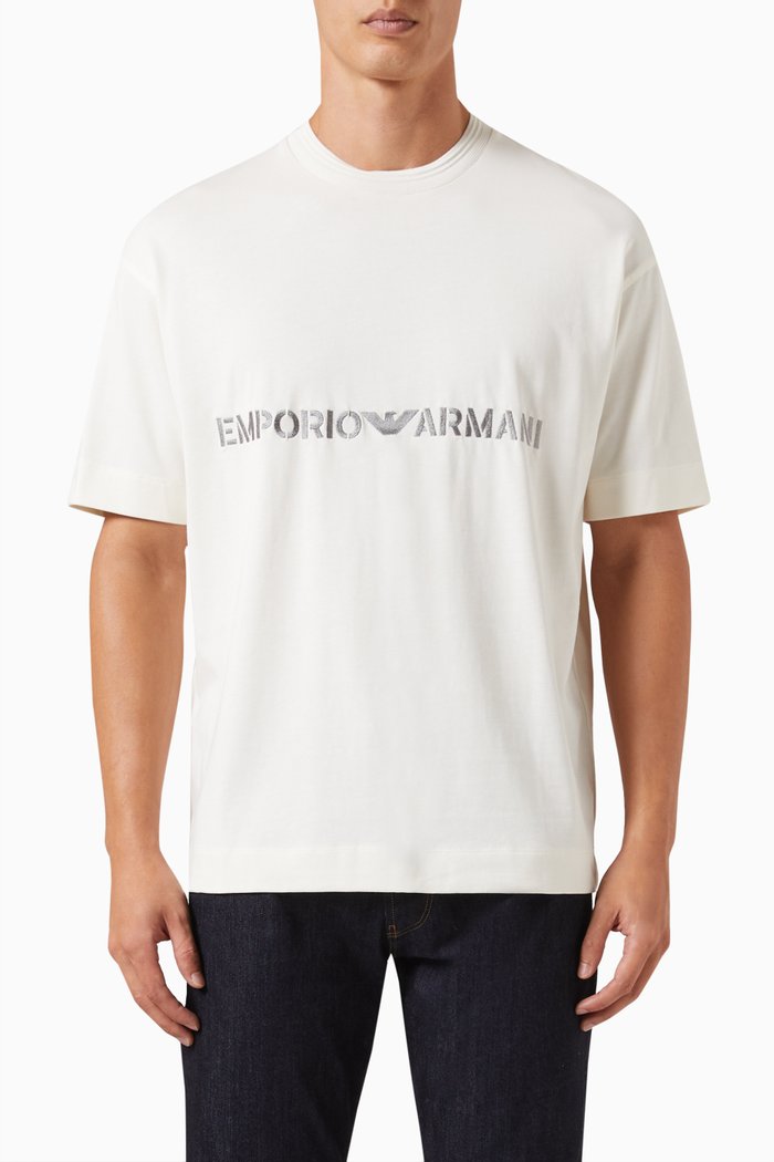 

Logo T-shirt in Cotton, Neutral
