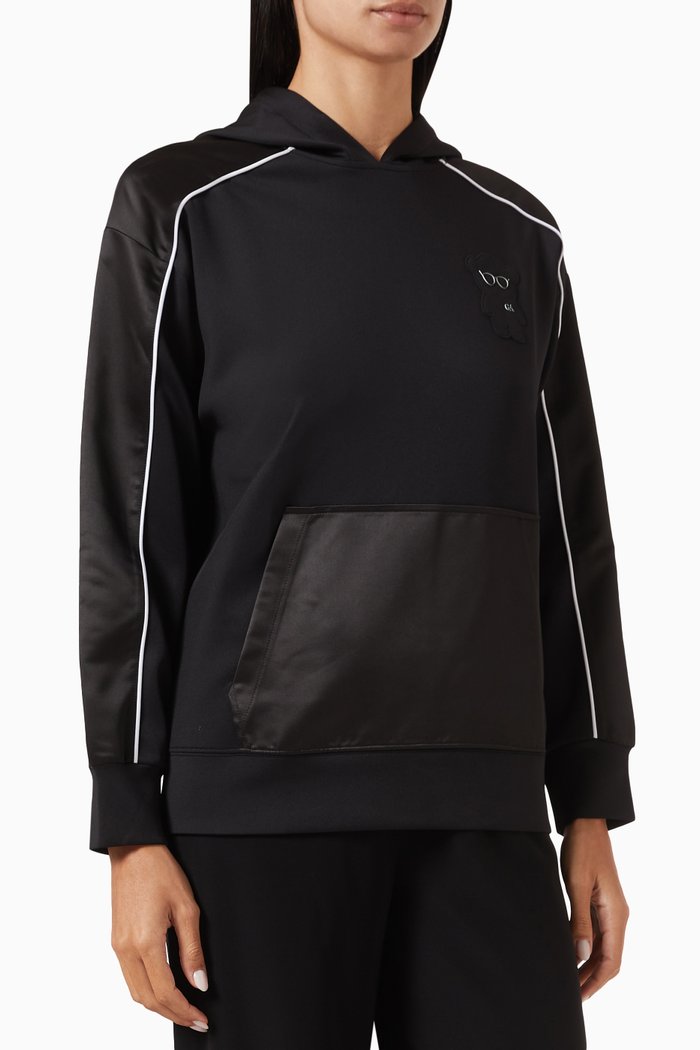

Manga Bear Hoodie, Black