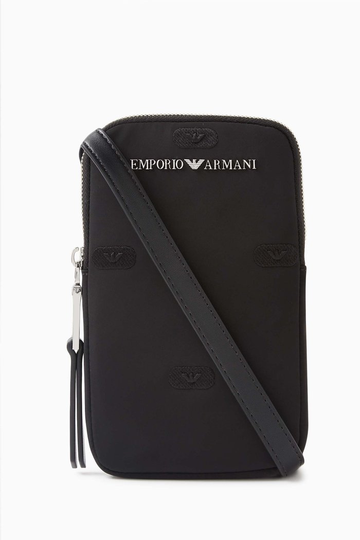 

Small Crossbody Bag in Nylon, Black