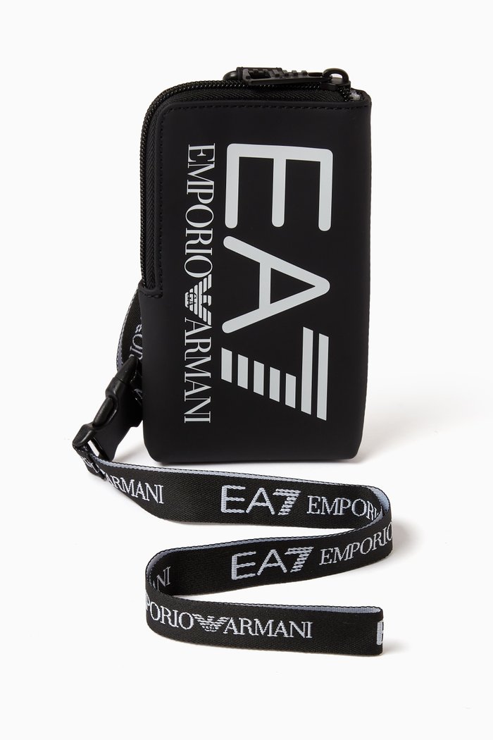 

EA7 Phone Pouch with Strap, Black