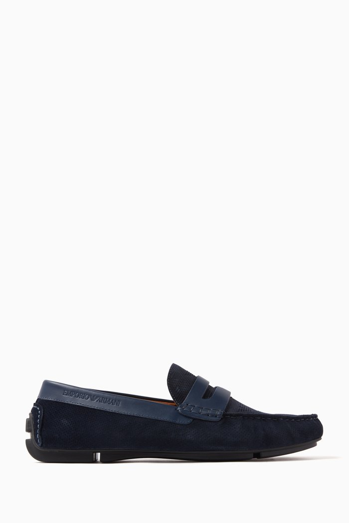 

Eagle Driver Shoes in Suede, Black