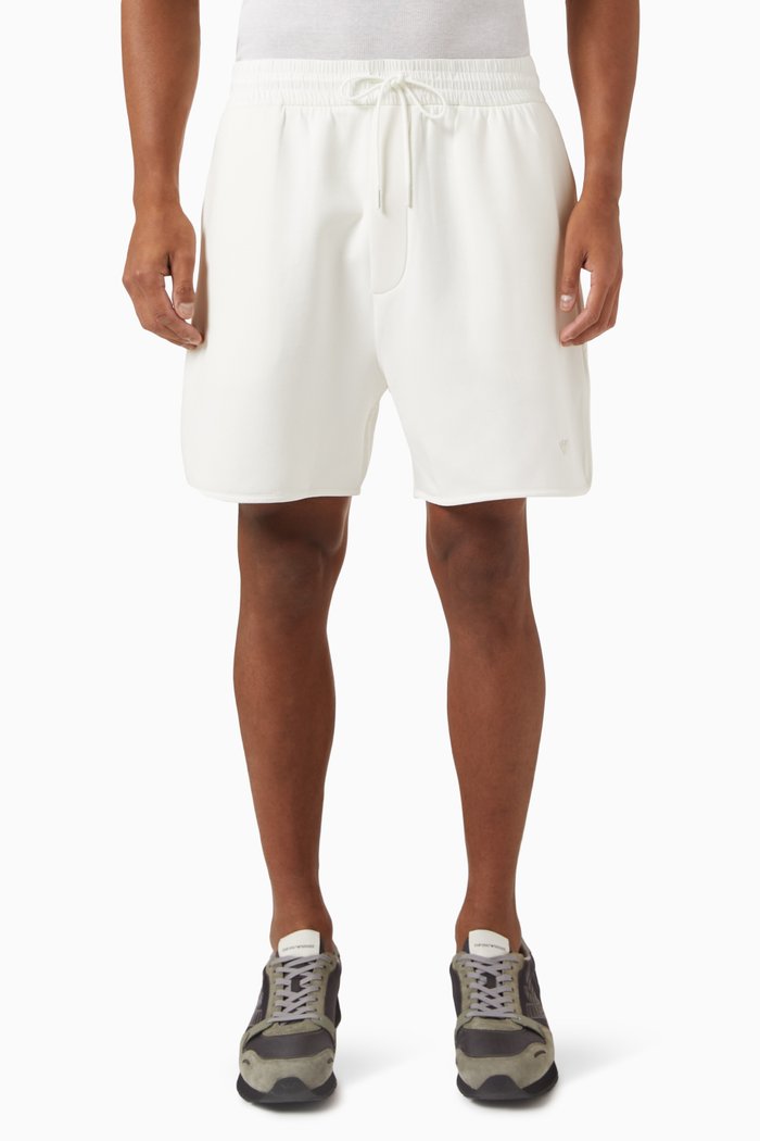 

Bermuda Shorts in Cotton Jersey, White