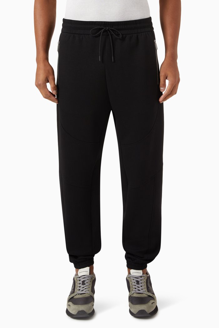 

Sweatpants in Cotton Jersey, Black