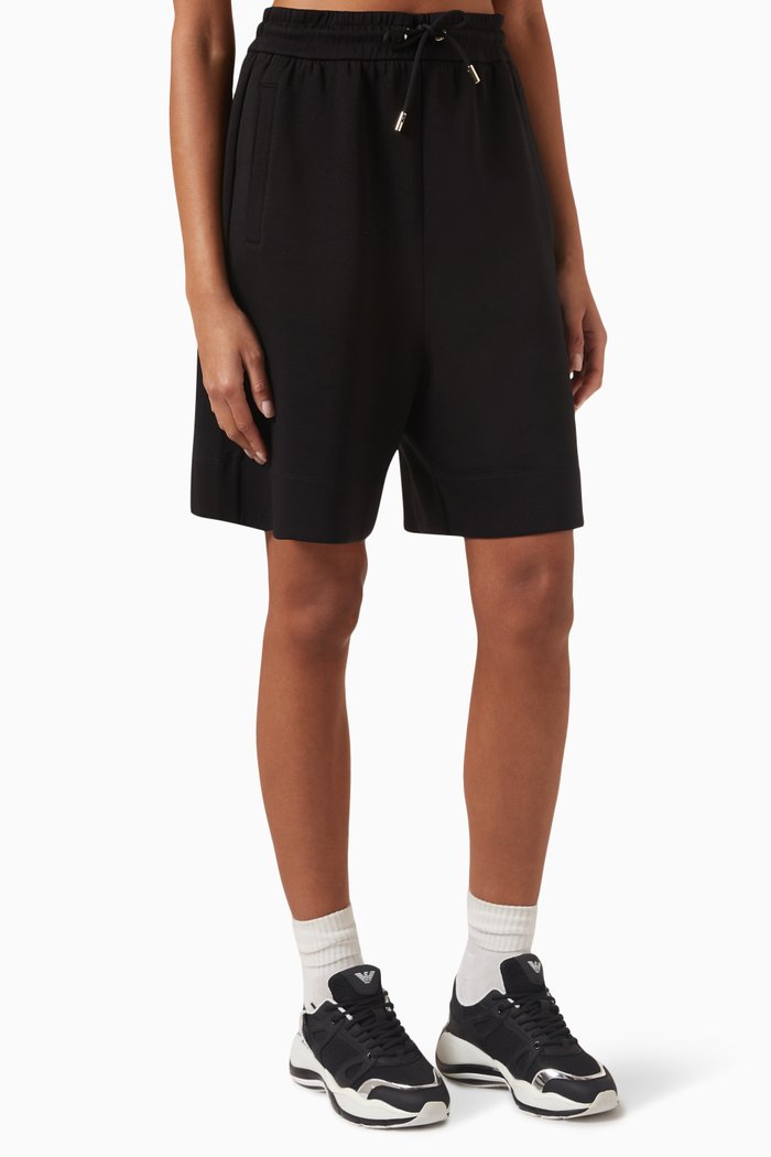 

Drawstring Shorts in Cotton, Black