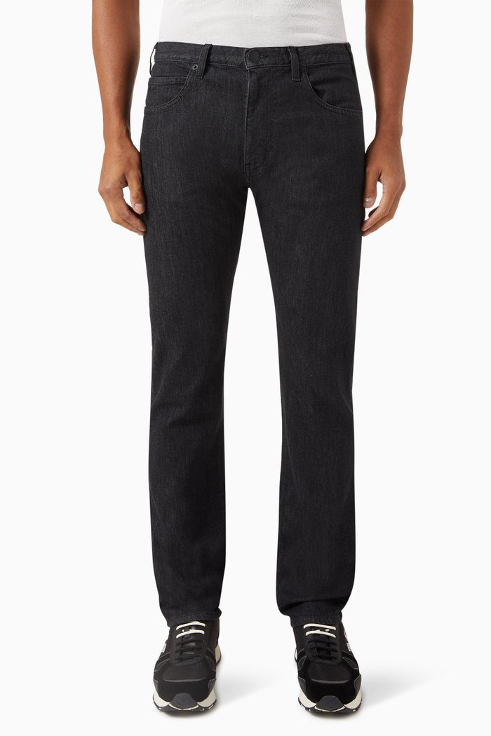 

Regular Fit Jeans in Denim, Black