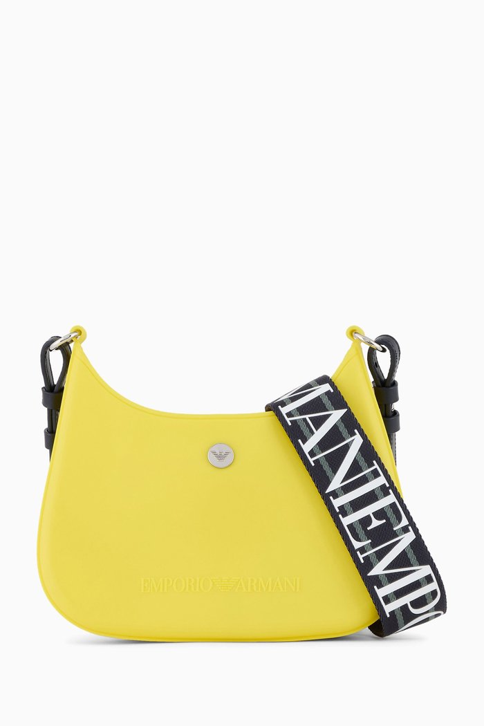 

Mini Gummy Crossbody Bag in Recycled PVC, Yellow